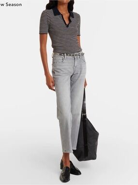 7 For All Mankind hw cropped straight jean 
size 25